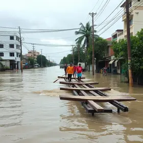 improvisação solidária em Recife