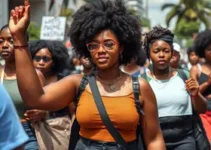 mulheres negras marcham Recife