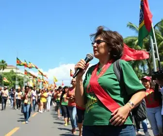 mobilização pela campanha de Lula